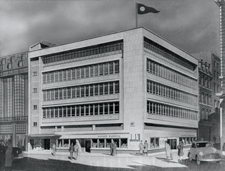 Duke Street Store with White Spot Flag (1950s)